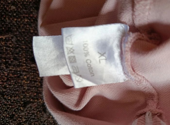Polo manche courte XL rose npo new - photo numéro 3