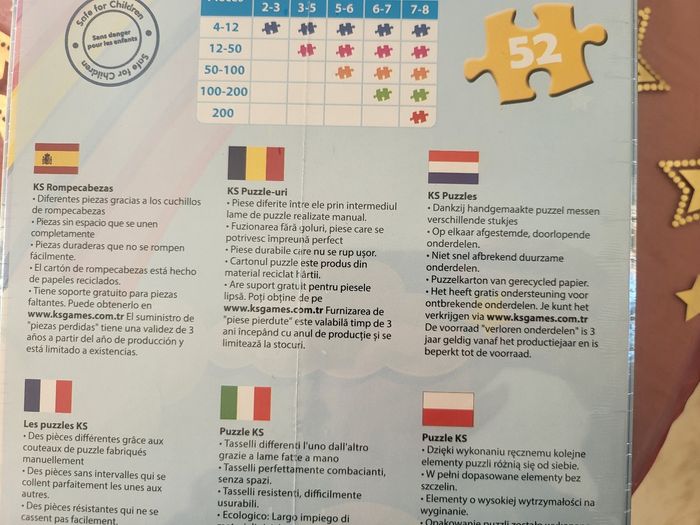 XL puzzle unicorn ( licorne) 52 34x91 cm - photo numéro 5