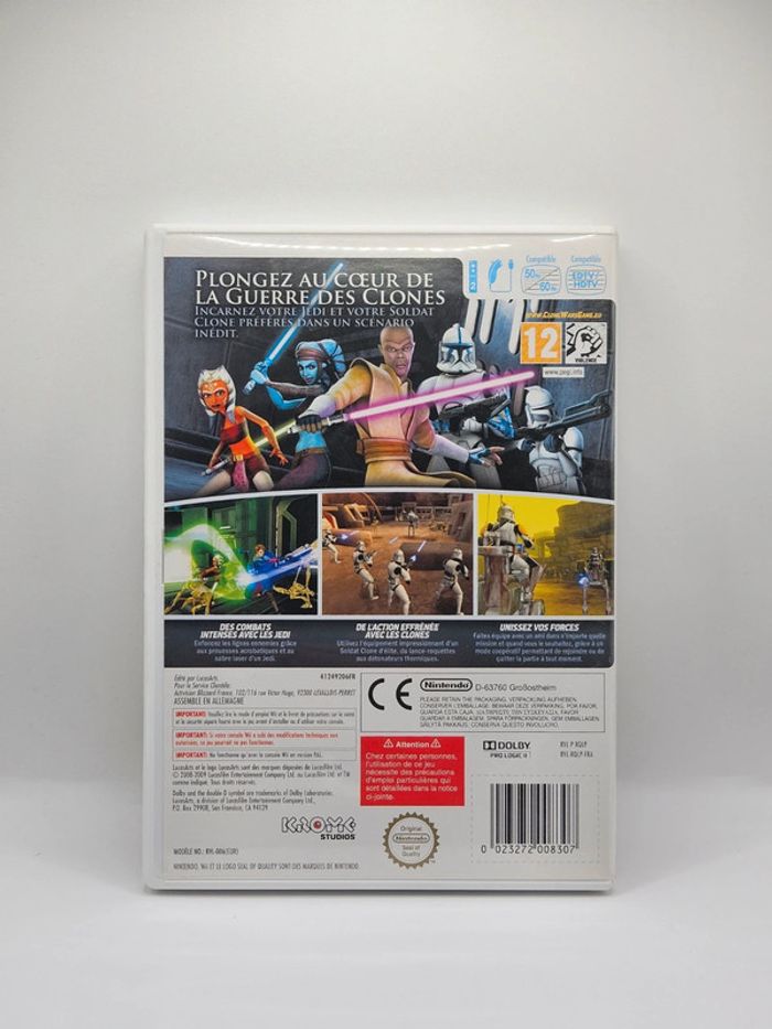 Nintendo Wii # Star Wars The Clones Wars les héros de la république # - photo numéro 2