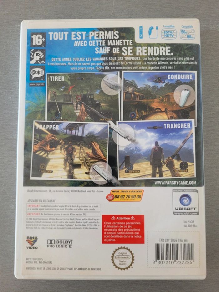 Jeux vidéo wii farcry vengeance - photo numéro 2