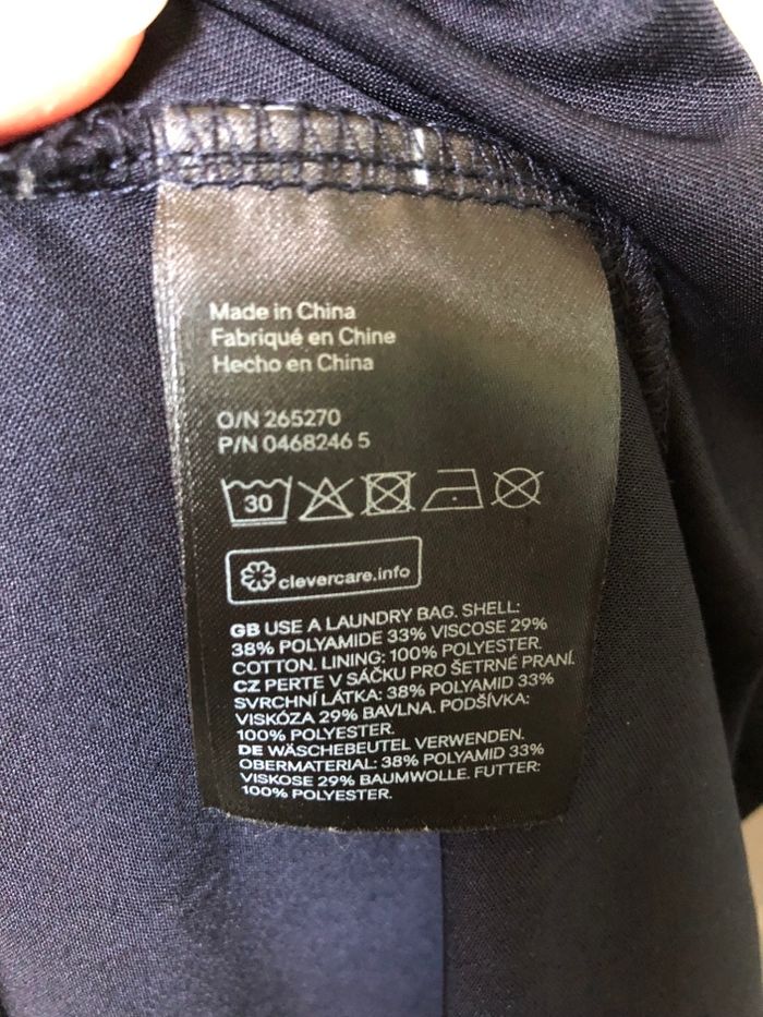 Robe en dentelle bleu marine Taille M - photo numéro 7