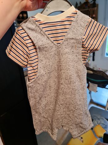 Salopette garçon 6-9 mois