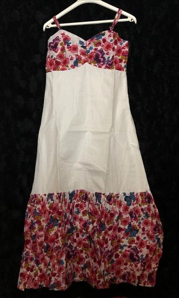 Robe longue à fines bretelles T40