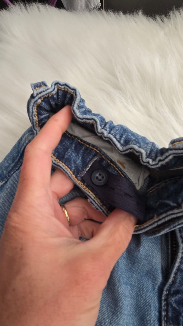 Neuf(non porté) 🏷🤩😍🩷 jeans WIDE LEG  bicolore 10 ANS fille 🩷 😍🤩👌👌 - photo numéro 6