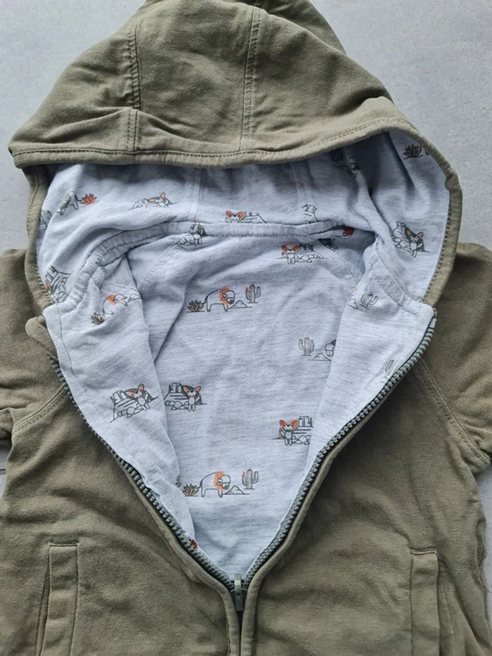 Ensemble mi saison été gilet t-shirt manches courtes 18 mois - photo numéro 4