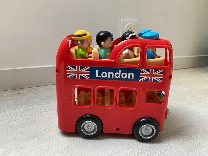 Bus londonien sonore oxybul avec 8 personnages - photo numéro 2