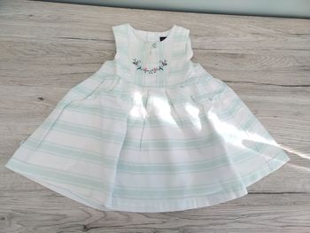 Robe sans manche fleurie fille 9 mois 