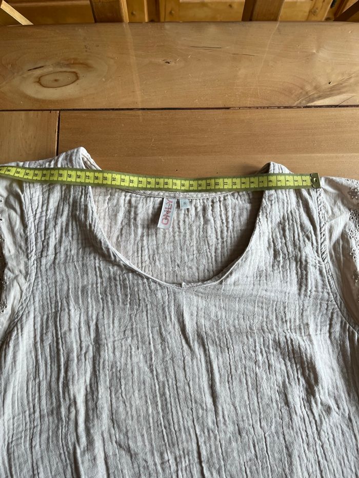 Blouse sans manche beige - photo numéro 7