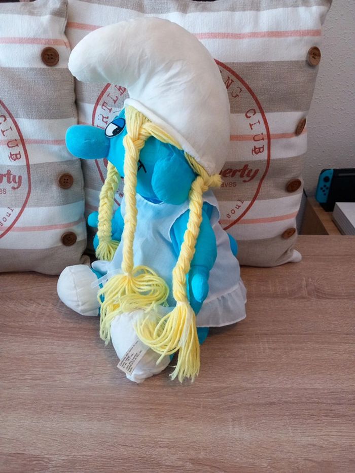 Peluche Schtroumpfette puffalump bikin 1983 - photo numéro 5