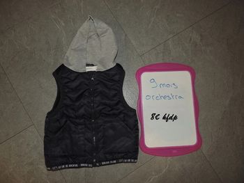 doudoune sans manche orchestra taille 9 mois