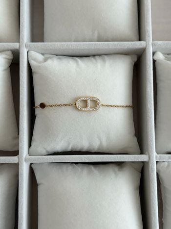 Bracelet acier inoxydable maille marine
