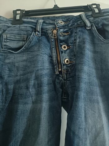 Jean slim taille haute 34