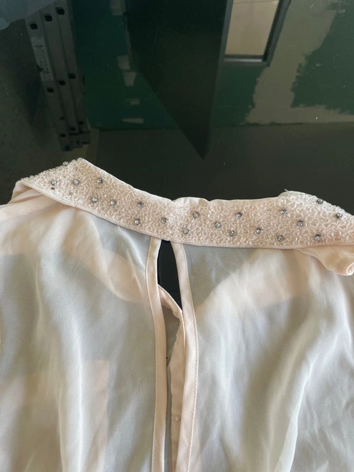 Joli haut rose, transparent en taille 30 - photo numéro 6
