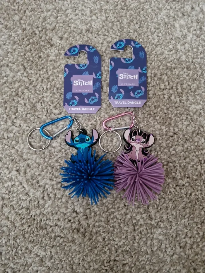 Porte clé Stitch et Angel Disney