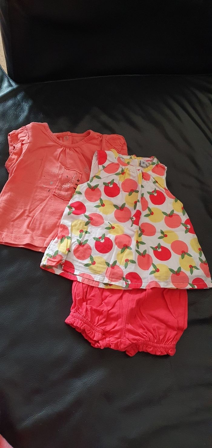 Ensemble short 3 mois