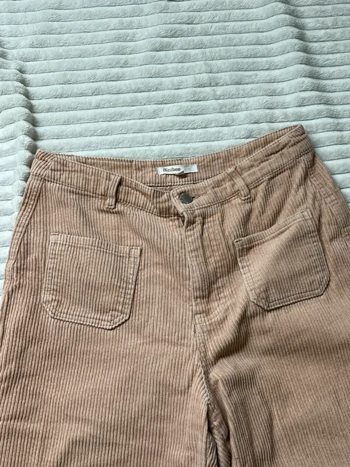 Pantalon velours plissée bizzbee - photo numéro 4