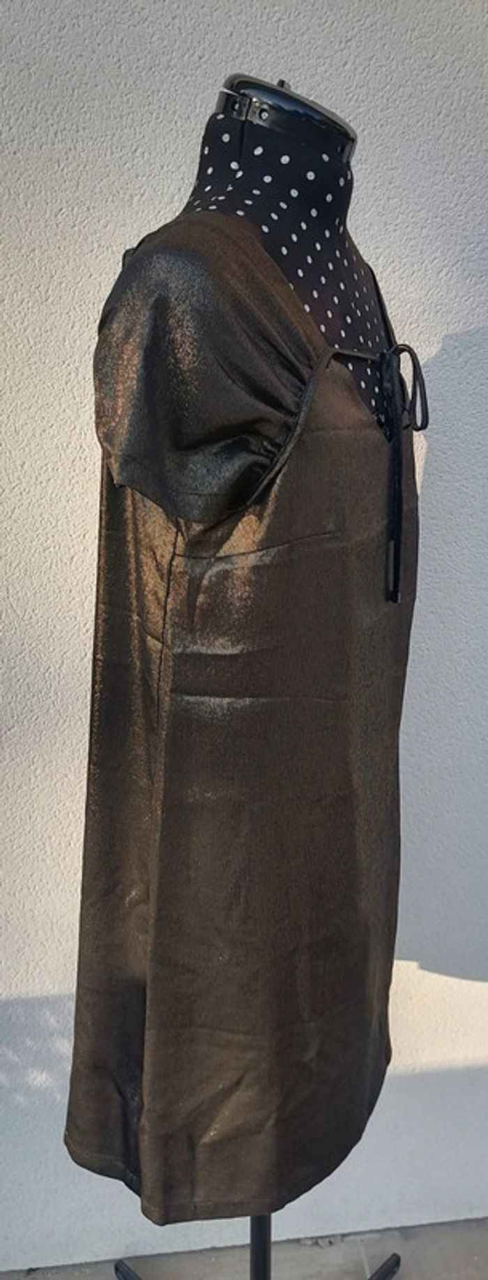 Robe courte mordoré légère fluide Taille M Cop Copine - photo numéro 4