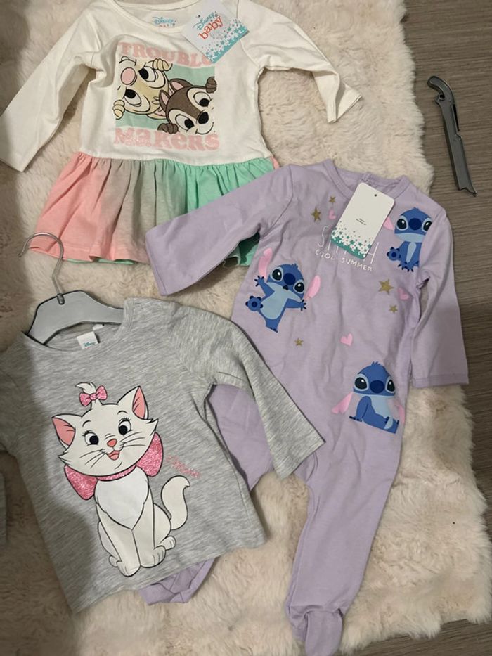 Lot 6 mois Disney neuf avec étiquette - photo numéro 2