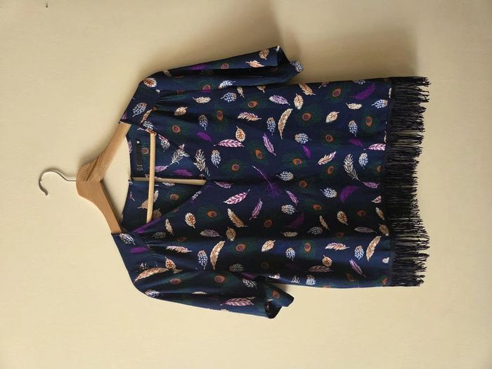 blouses manches courte Edji marine taille M - photo numéro 3