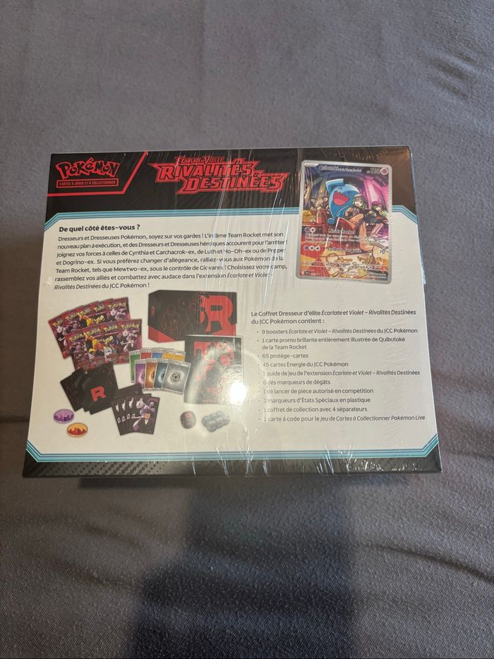 ETB rivalité destinée (team rocket) ev10 Pokémon - photo numéro 3
