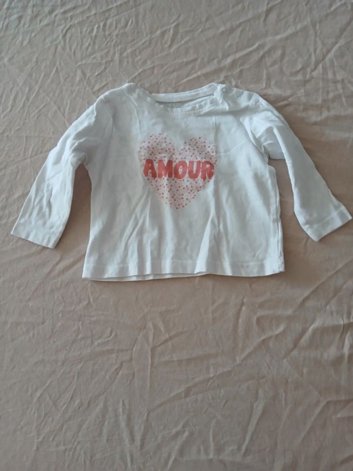 Tee-shirt manches longues 6 mois