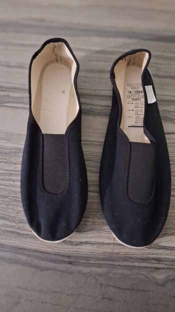 Chaussons gymnastique noir