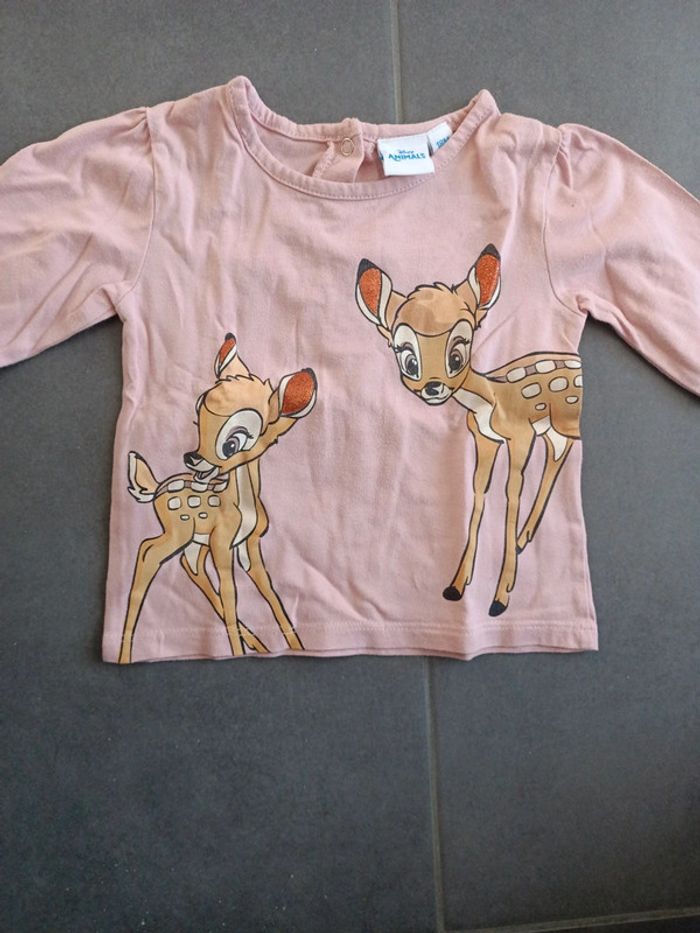 Tee shirt Bambi, 18 mois - photo numéro 2
