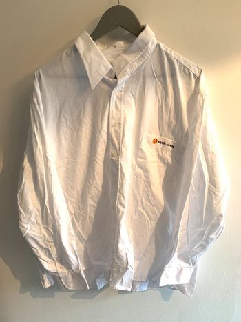 Chemise blanche à manches longues publicitaire Alyzia