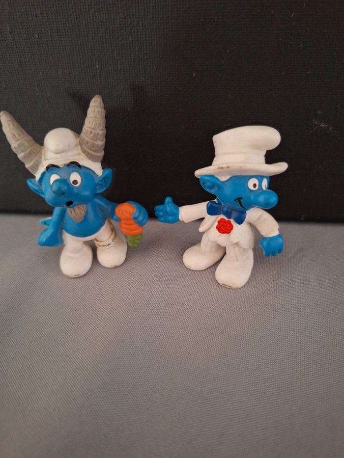 Lots de 2 Schtroumpf