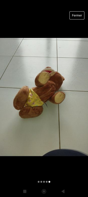 Ourson aide a la marche