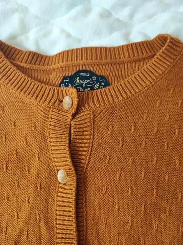 Gilet avec laine taille 10 ans - photo numéro 4