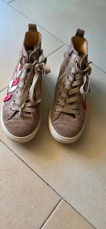 Bottines basket montante Pom D'api taille 31
