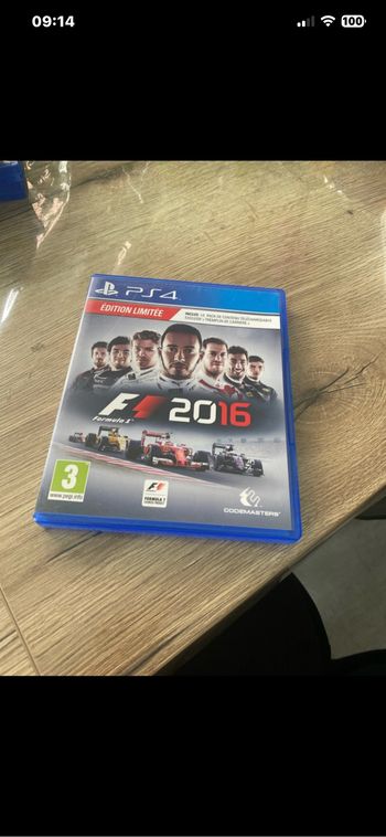 Jeu PS4 F1 2016