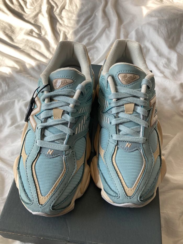 Baskets Basses Femme New Balance 9060 Bleu Ciel – Taille 37 - photo numéro 10
