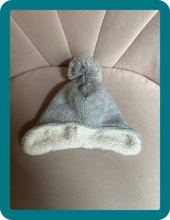 Bonnet mixte en maille bien chaud et doux 6-12 mois - Bout'chou