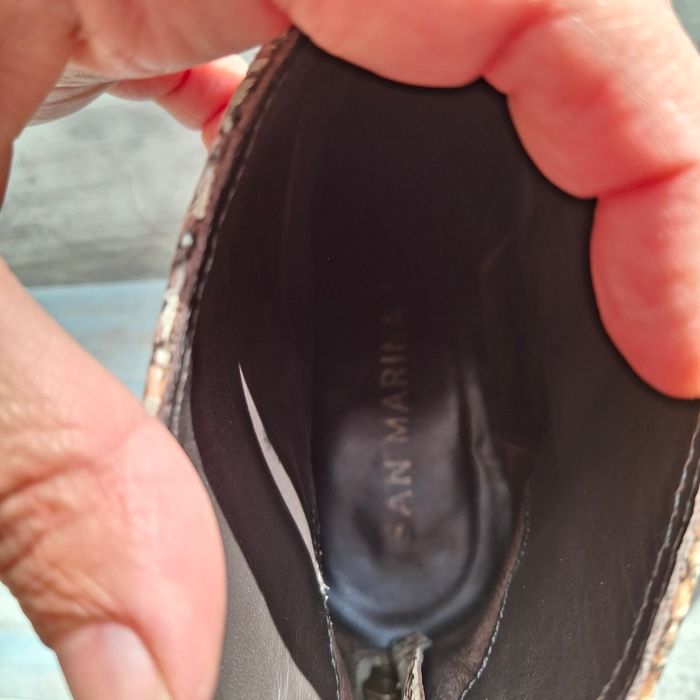 Bottines à talon  python - photo numéro 6