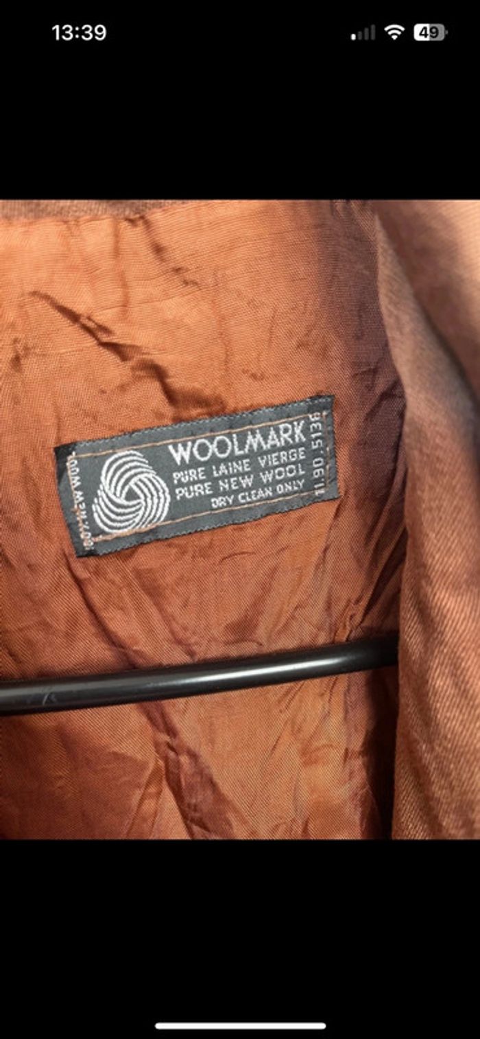 Veste Blazer Oversize taille 48 Woolmark - photo numéro 3