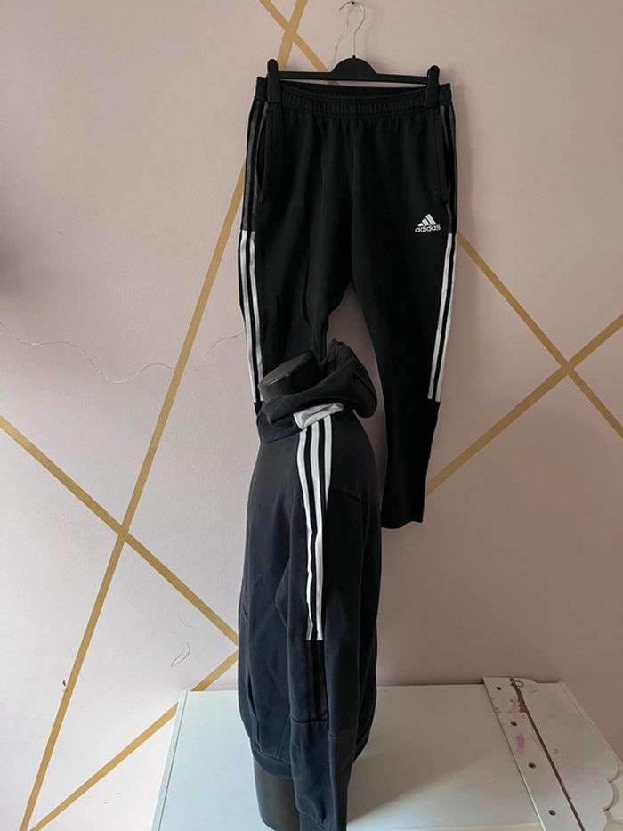 Survêtement Adidas Molletonné Taille L - photo numéro 5