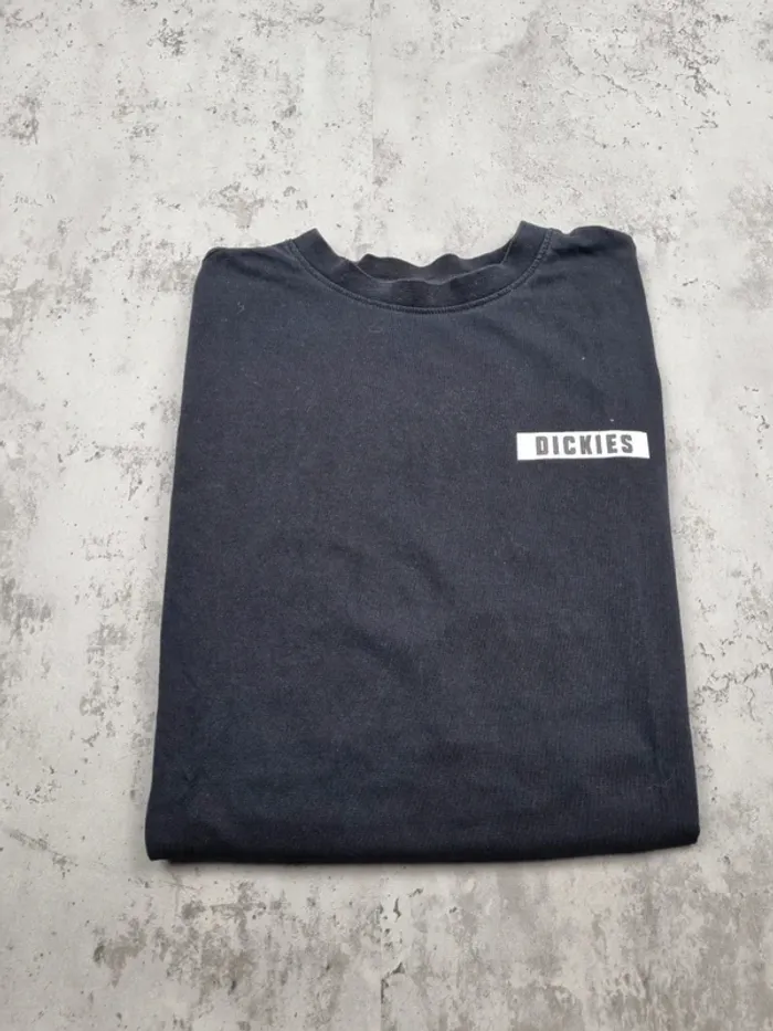 T-shirt Dickies noir – Taille S Hommes (mesures en photos) - photo numéro 2
