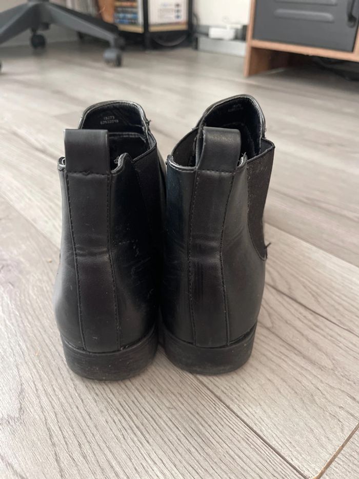 Bottines noires taille 41 en bon état - photo numéro 5