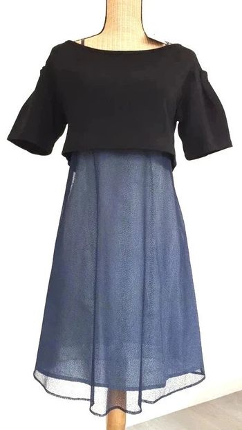 60 € Robe 2 en 1 Indigo et noir Cop Copine Taille 36