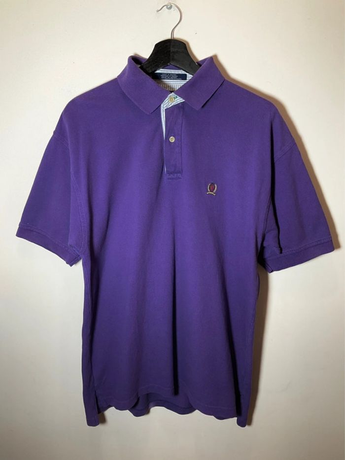 Polo violet pour homme Tommy Hilfiger taille M 020