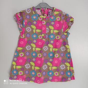 Tunique à fleurs 6ans