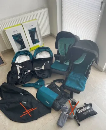 Emmaljunga double viking austauschset sporetsitze babywannen dächer usw