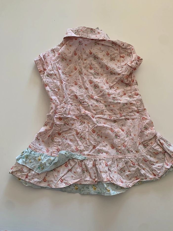 Lot 3 robes été motifs fleurs 18 mois - photo numéro 8