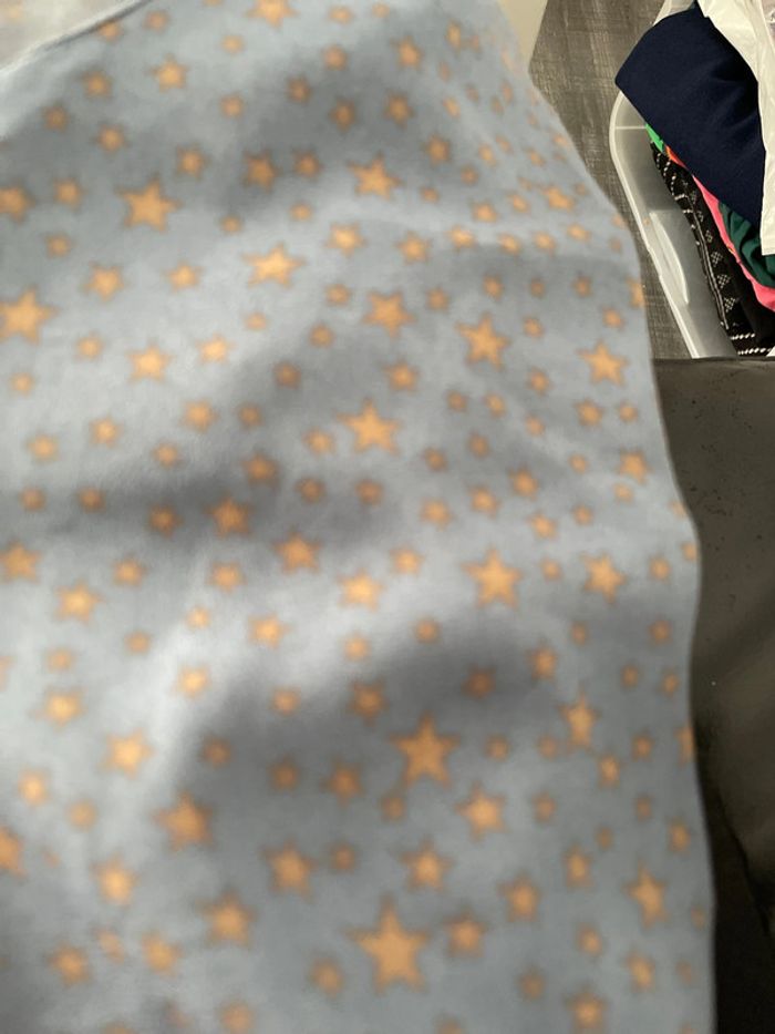Blouse manche courte bleu avec des étoiles taille 38 marque rainbow - photo numéro 5
