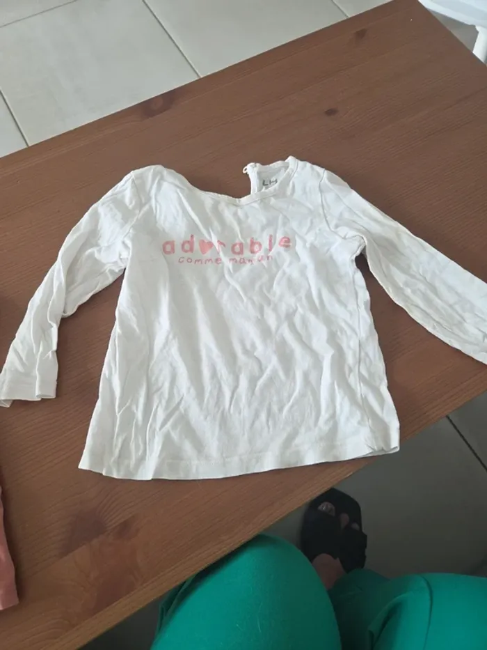 Lot Tee-shirt 18 mois fille