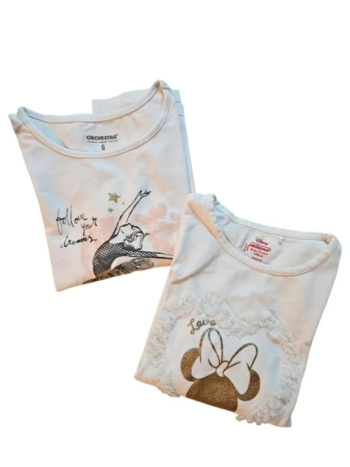 Lot de 2 Tee-shirt à manches longues- 6 ans - photo numéro 2