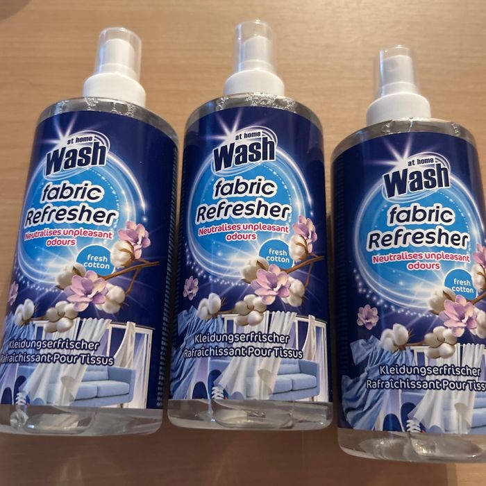 Lot de 3 spray textile coton neuf