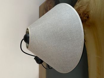 Lustre plafond en toile gris